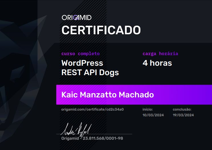 Imagem Certificado